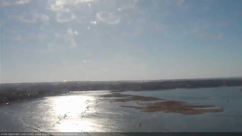 Lake Travis webcam, March 4, 2023 4:00 PM CT