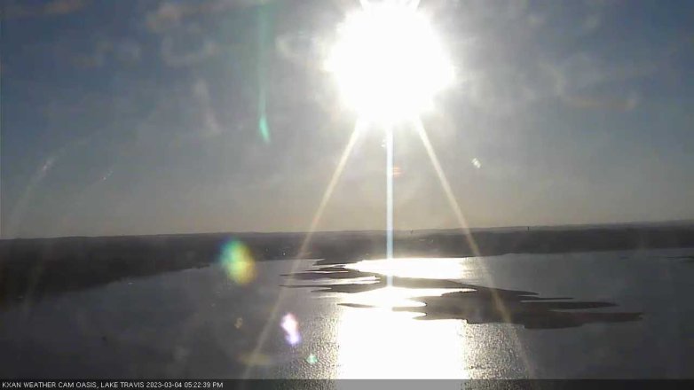 Lake Travis webcam, March 4, 2023 5:25 PM CT