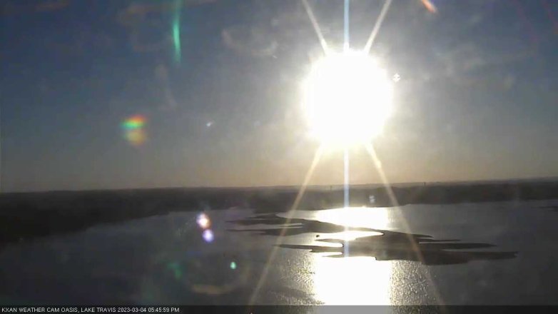 Lake Travis webcam, March 4, 2023 5:45 PM CT