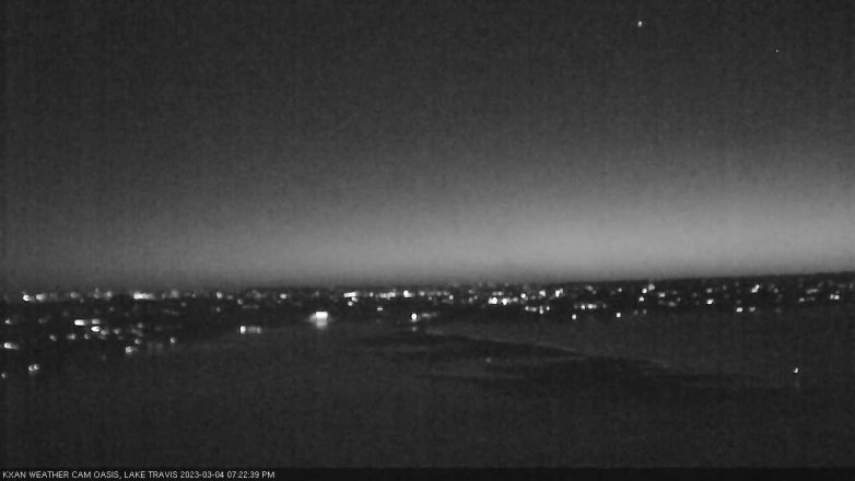 Lake Travis webcam, March 4, 2023 7:25 PM CT
