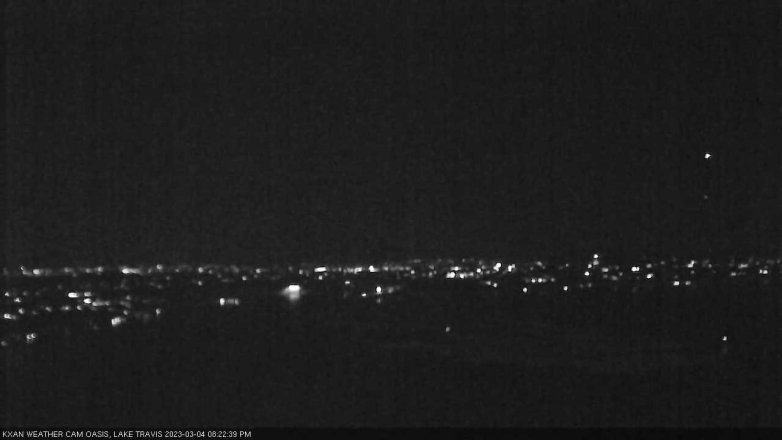 Lake Travis webcam, March 4, 2023 8:25 PM CT