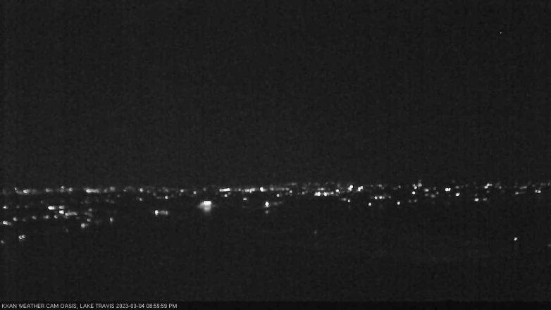 Lake Travis webcam, March 4, 2023 9:00 PM CT