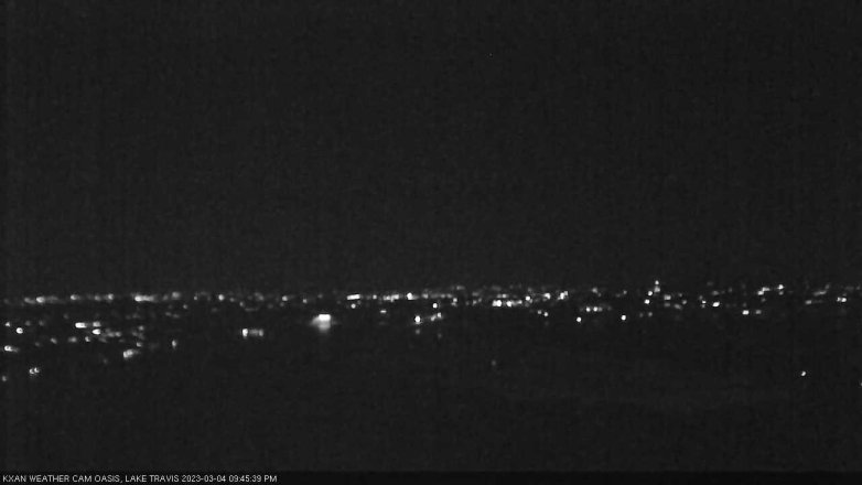 Lake Travis webcam, March 4, 2023 9:45 PM CT
