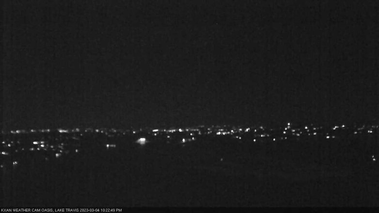 Lake Travis webcam, March 4, 2023 10:25 PM CT