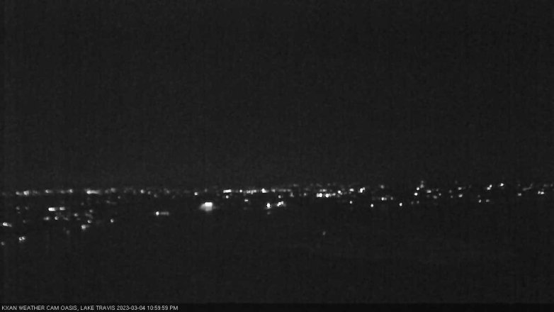 Lake Travis webcam, March 4, 2023 11:00 PM CT