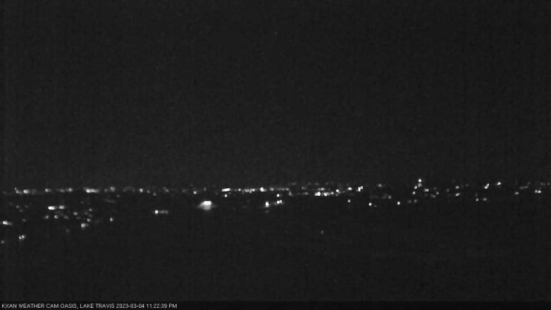 Lake Travis webcam, March 4, 2023 11:25 PM CT
