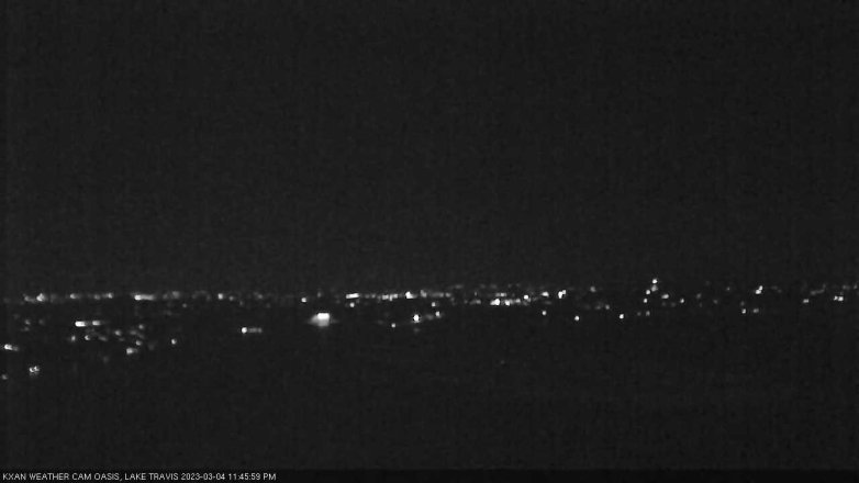 Lake Travis webcam, March 4, 2023 11:45 PM CT