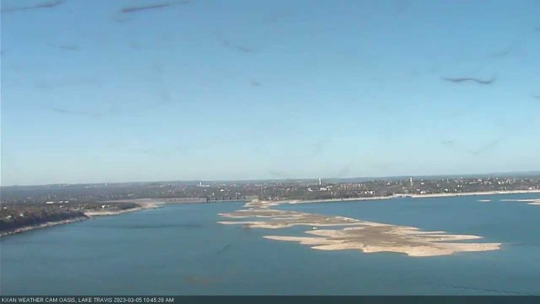 Lake Travis webcam, March 5, 2023 10:45 AM CT