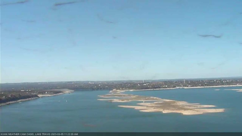 Lake Travis webcam, March 5, 2023 11:25 AM CT