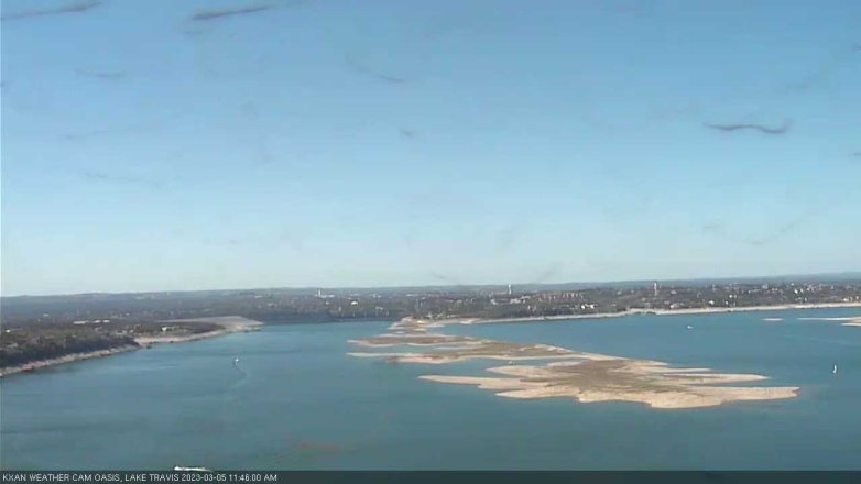 Lake Travis webcam, March 5, 2023 11:45 AM CT