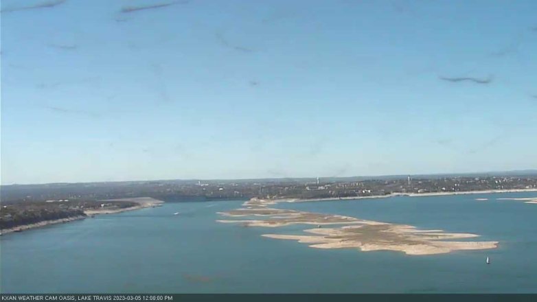 Lake Travis webcam, March 5, 2023 12:00 PM CT