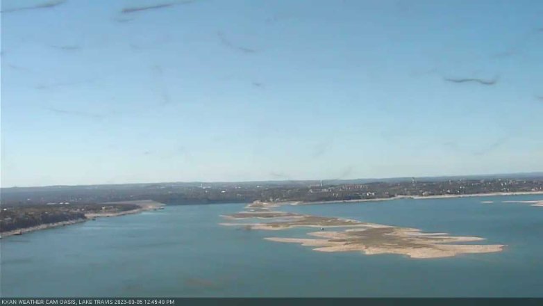 Lake Travis webcam, March 5, 2023 12:45 PM CT