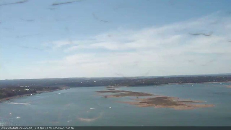 Lake Travis webcam, March 5, 2023 2:25 PM CT