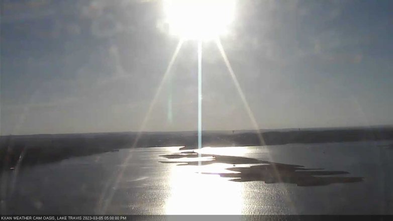 Lake Travis webcam, March 5, 2023 5:00 PM CT