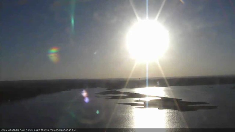 Lake Travis webcam, March 5, 2023 5:45 PM CT