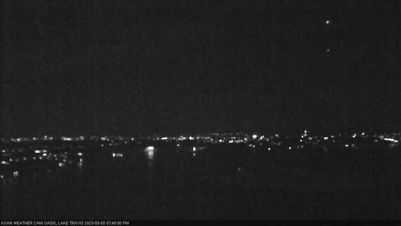 Lake Travis webcam, March 5, 2023 7:45 PM CT