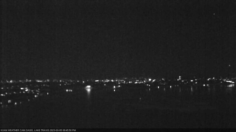 Lake Travis webcam, March 5, 2023 8:45 PM CT