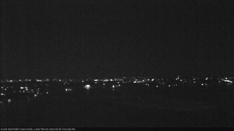 Lake Travis webcam, March 5, 2023 10:25 PM CT