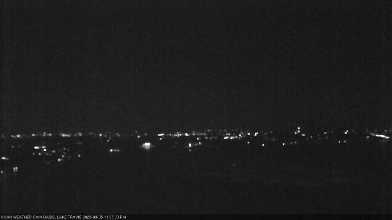 Lake Travis webcam, March 5, 2023 11:25 PM CT