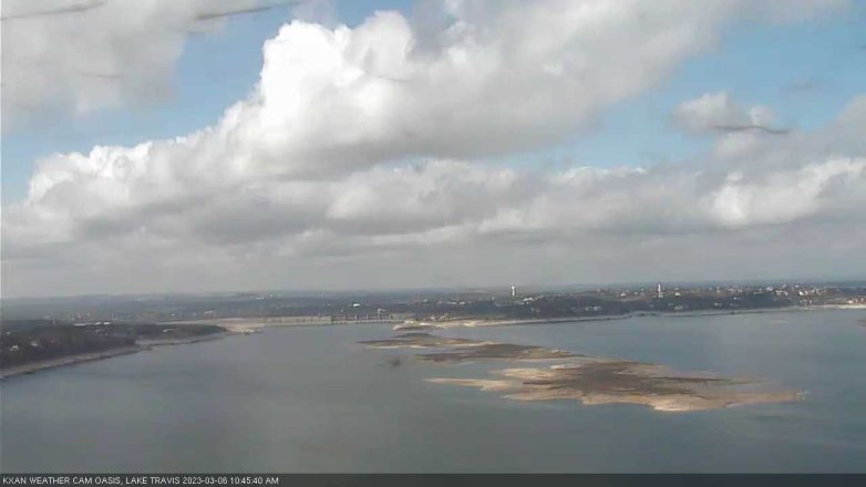 Lake Travis webcam, March 6, 2023 10:45 AM CT