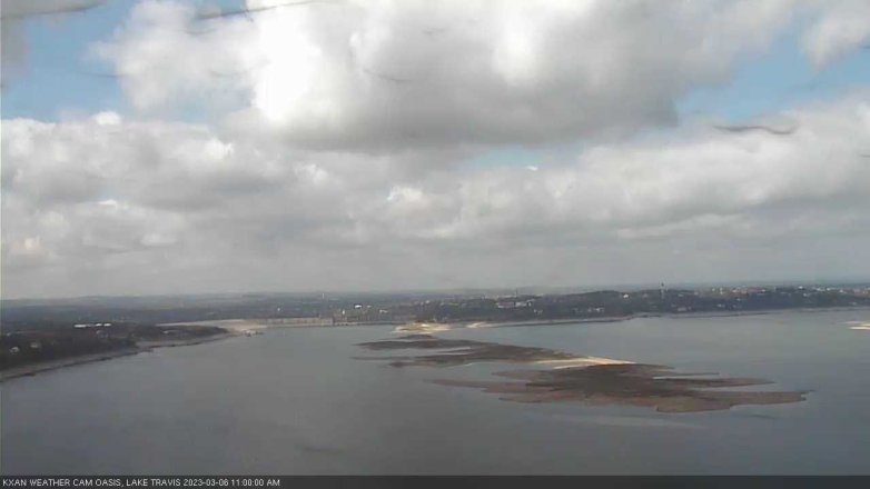 Lake Travis webcam, March 6, 2023 11:00 AM CT