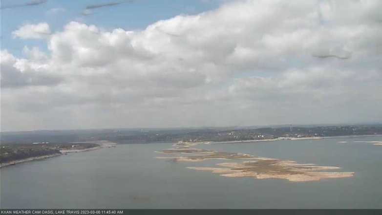 Lake Travis webcam, March 6, 2023 11:45 AM CT