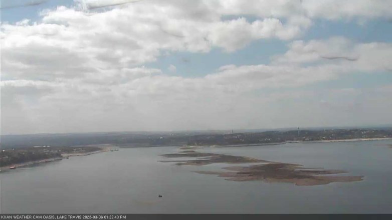 Lake Travis webcam, March 6, 2023 1:25 PM CT