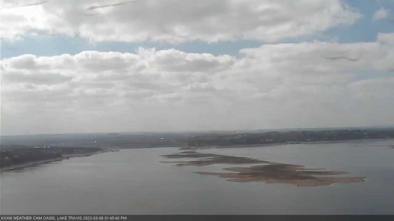 Lake Travis webcam, March 6, 2023 1:45 PM CT