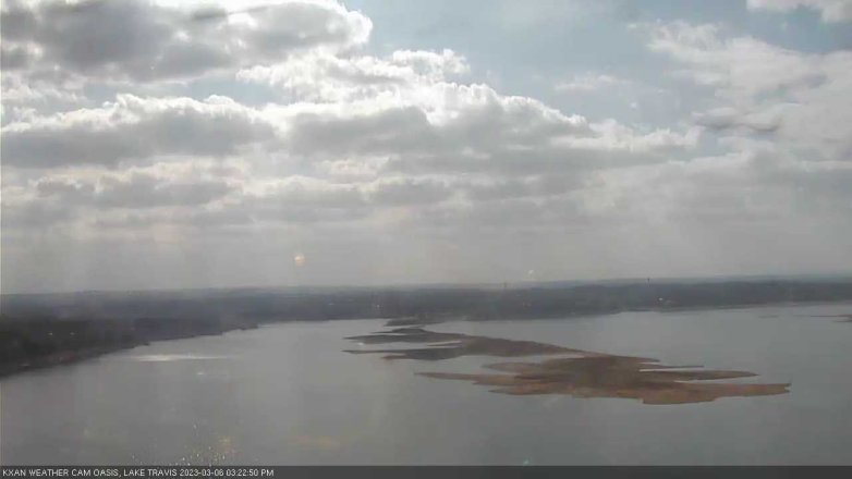 Lake Travis webcam, March 6, 2023 3:25 PM CT