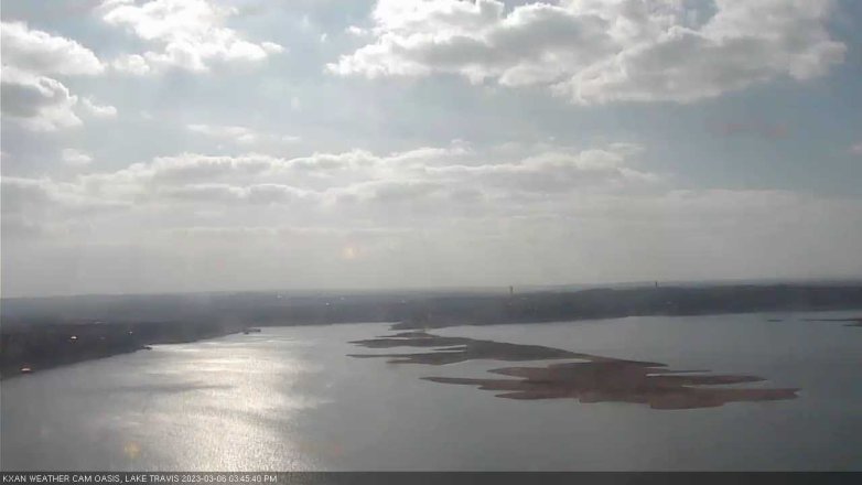Lake Travis webcam, March 6, 2023 3:45 PM CT