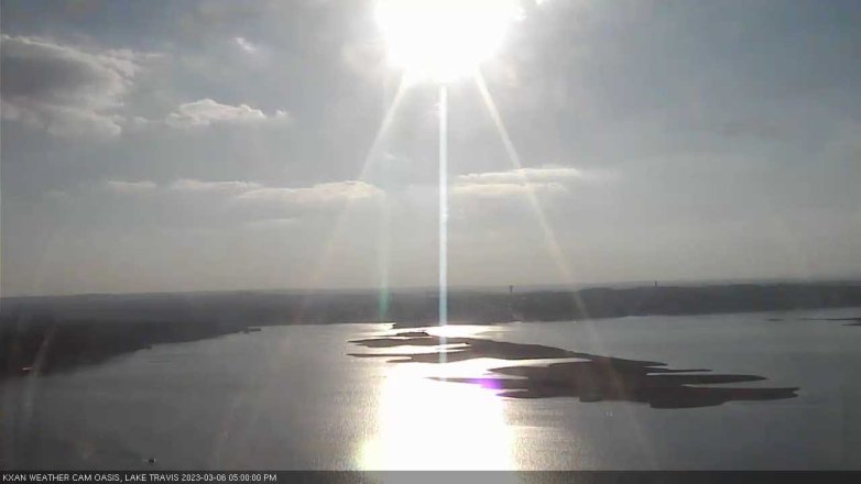 Lake Travis webcam, March 6, 2023 5:00 PM CT