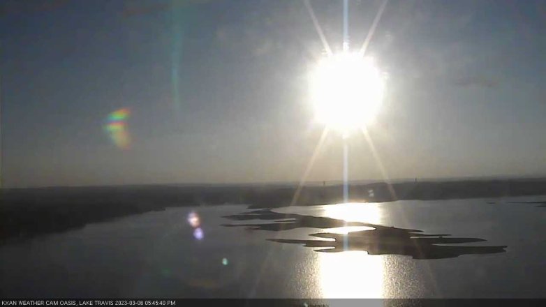 Lake Travis webcam, March 6, 2023 5:45 PM CT