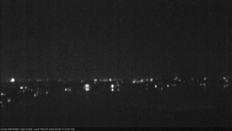 Lake Travis webcam, March 6, 2023 11:25 PM CT