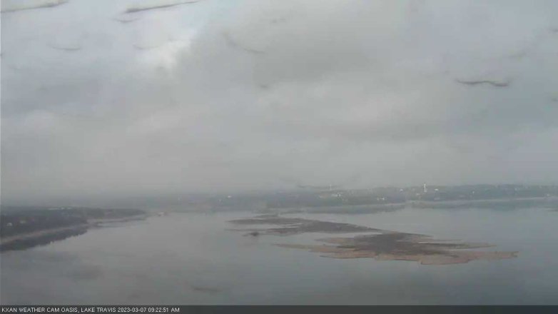 Lake Travis webcam, March 7, 2023 9:25 AM CT