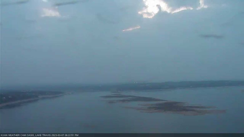 Lake Travis webcam, March 7, 2023 6:25 PM CT