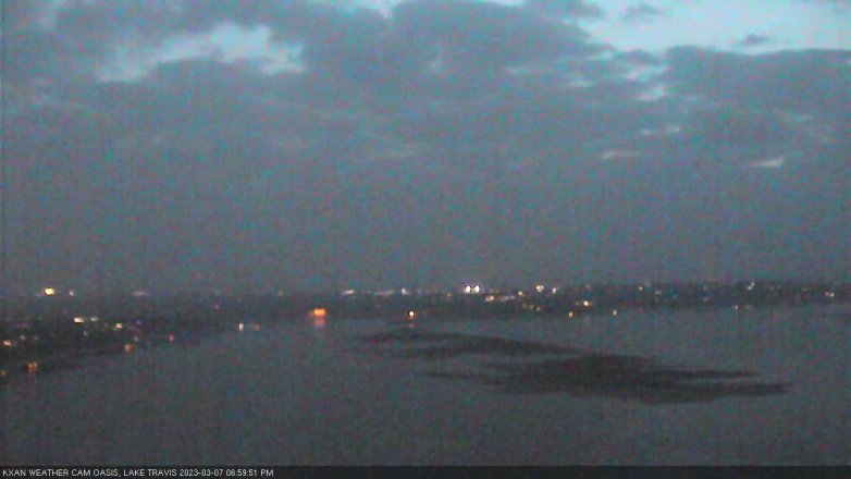 Lake Travis webcam, March 7, 2023 7:00 PM CT