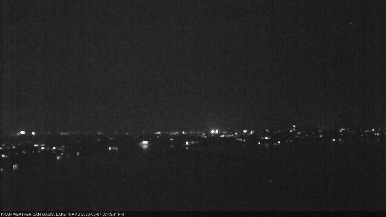 Lake Travis webcam, March 7, 2023 7:45 PM CT