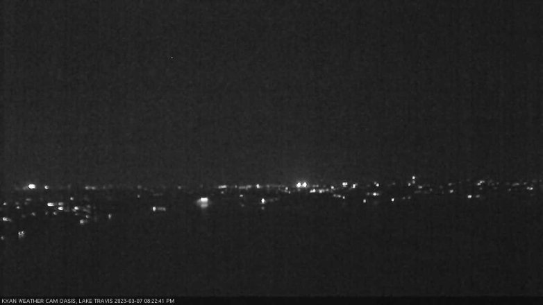 Lake Travis webcam, March 7, 2023 8:25 PM CT