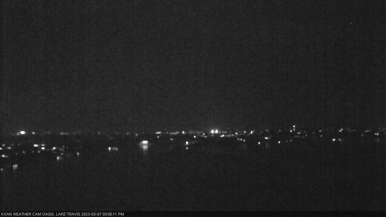 Lake Travis webcam, March 7, 2023 9:00 PM CT