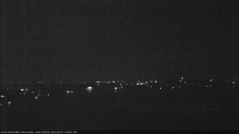 Lake Travis webcam, March 7, 2023 11:45 PM CT
