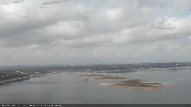 Lake Travis webcam, March 8, 2023 9:25 AM CT
