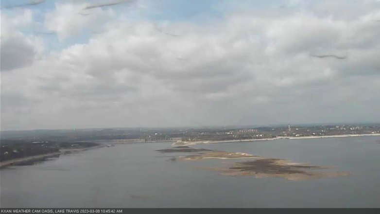 Lake Travis webcam, March 8, 2023 10:45 AM CT