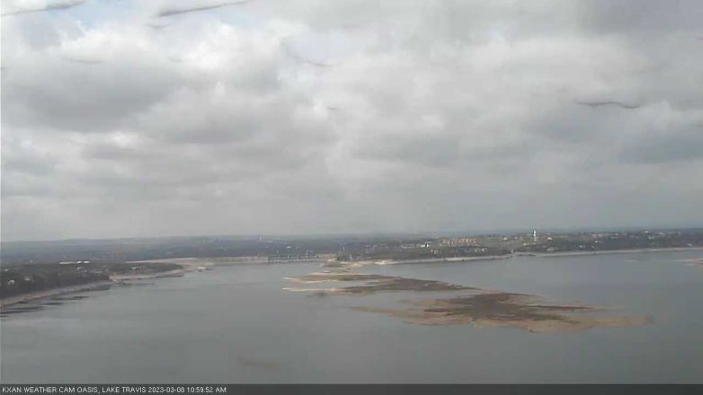 Lake Travis webcam, March 8, 2023 11:00 AM CT
