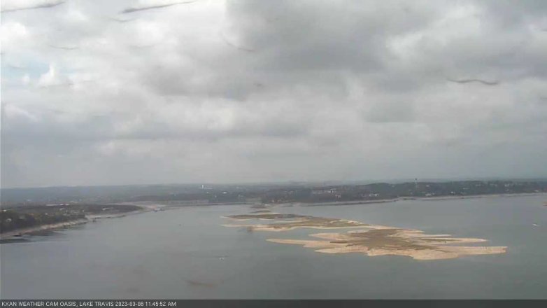 Lake Travis webcam, March 8, 2023 11:45 AM CT