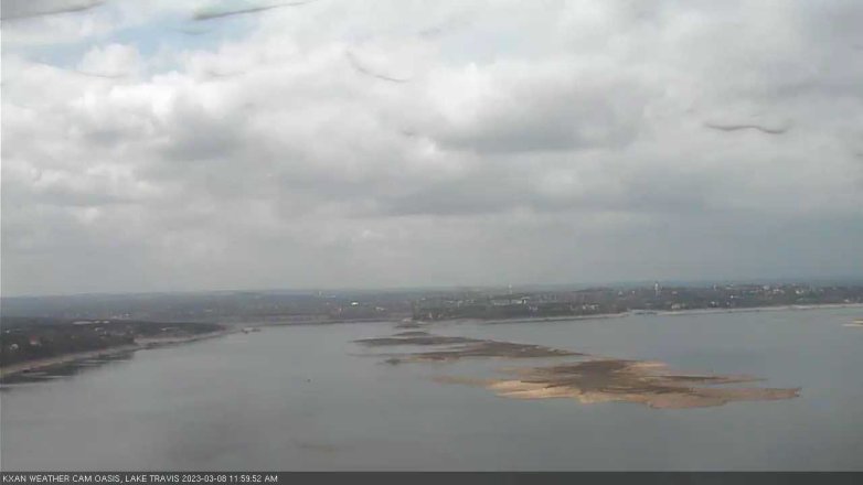 Lake Travis webcam, March 8, 2023 12:00 PM CT