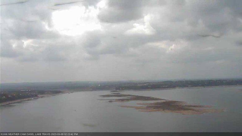 Lake Travis webcam, March 8, 2023 2:25 PM CT