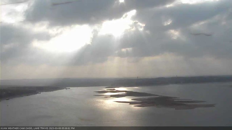 Lake Travis webcam, March 8, 2023 5:00 PM CT