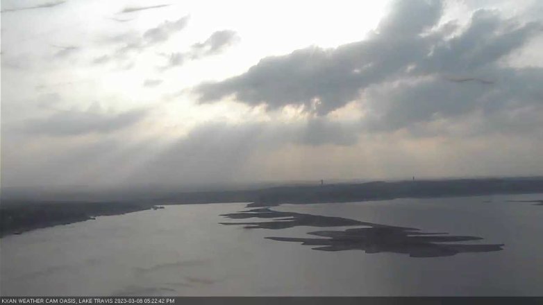 Lake Travis webcam, March 8, 2023 5:25 PM CT