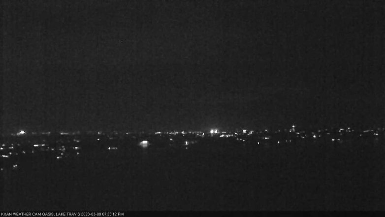 Lake Travis webcam, March 8, 2023 7:25 PM CT