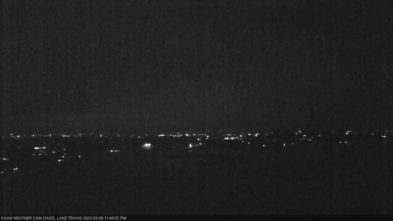 Lake Travis webcam, March 8, 2023 11:45 PM CT